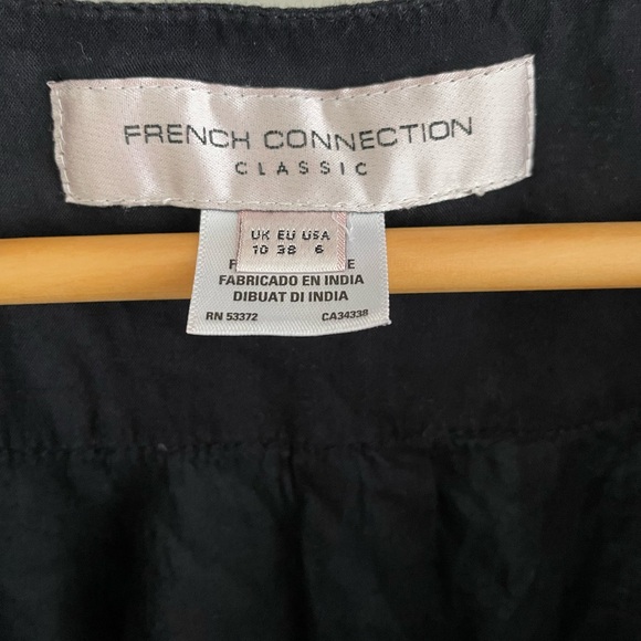 French Connection Classic Sleeveless Cowl Neck Top, Black. - Picture 4 of 4